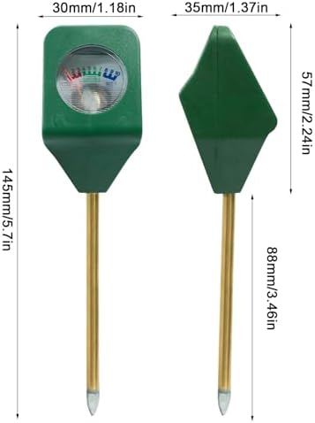 Boden Feuchtigkeitsmesser 3 In 1 - Digitales pH & Temperatur Messgerät für Hauspflanzen im Innenbereich