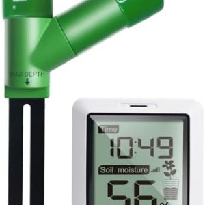 ECOWITT WH0291 Bodenfeuchtigkeitsprüfer - Digitaler Feuchtigkeitssensor für Pflanzenpflege im Garten & Indoor mit LCD-Di