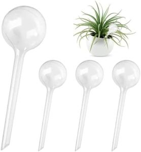 Bewässerungskugeln 4 Stück – Große Gießkugeln für Topfpflanzen, Selbstbewässerung & optimaler Pflanzenversorger im Innen