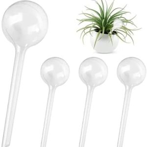 Bewässerungskugeln 4 Stück – Große Gießkugeln für Topfpflanzen, Selbstbewässerung & optimaler Pflanzenversorger im Innen