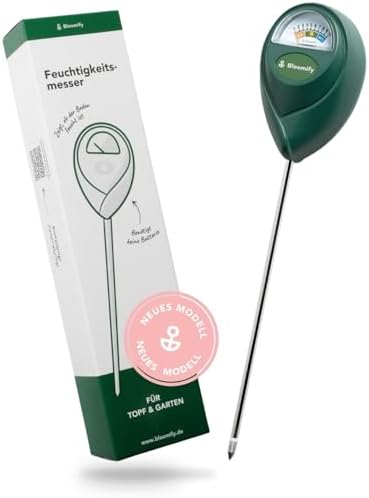 BLOOMIFY® Feuchtigkeitsmessgerät für Pflanzen - Batteriefreies Bodenmessgerät für Topf und Garten
