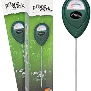 Pflanzwerk Pflanzkübel PREMIUM FEUCHTIGKEITSMESSER 2er Set - Batteriefrei, 2 Jahre Garantie, ideal für Indoor & Outdoor