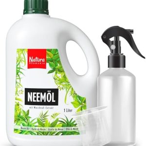 Natura Germania® Neemöl 1000ml mit Waschnußextrakt - Natürliches Pflanzenpflege-Spray für Zimmer- und Gartenpflanzen, in