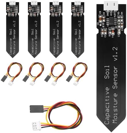 5 Stück Arduino Bodenfeuchtesensor - Korrosionsfreier, analoger Hygrometer für präzise Pflanzenpflege