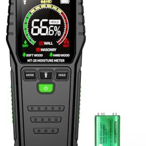 Feuchtigkeitsmessgerät von XYZ – Zerstörungsfreies Gerät für Holz & Wände – Ideal für Bauprojekte & Brennholz!