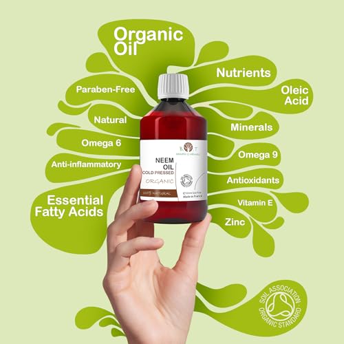 Neemöl von – Ultra Konzentriertes Virgin Öl für effektive Schädlingsbekämpfung im Garten – 1000 ml Lösung gegen Parasit