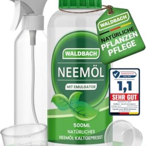 Neemöl von - Effektives Neemöl mit Emulgator für Garten- & Zimmerpflanzen - 500ml Sprühflasche!
