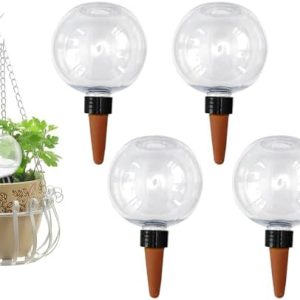 4 Stück Bewässerungskugeln 500ml – Automatische Pflanzenbewässerung für Zimmer, Balkon & Garten