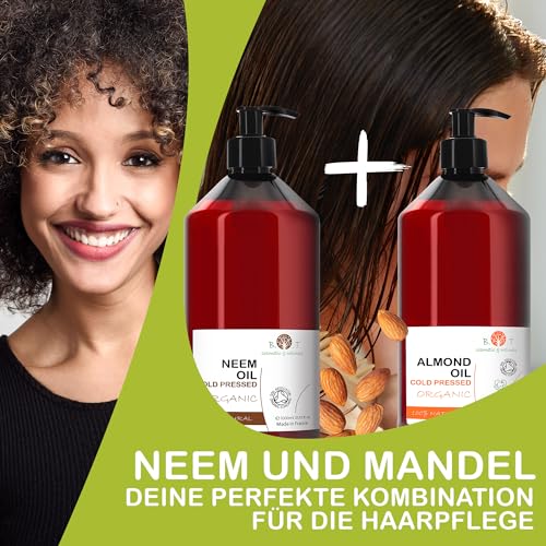 Neemöl von – Ultra Konzentriertes Virgin Öl für effektive Schädlingsbekämpfung im Garten – 1000 ml Lösung gegen Parasit