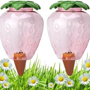 Bewässerungskugeln Erdbeere 500ML – Praktisches Bewässerungssystem für Zimmerpflanzen & Garten, ideal für den Urlaub!