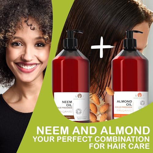 Neemöl von – Ultra Konzentriertes Virgin Öl für effektive Schädlingsbekämpfung im Garten – 1000 ml Lösung gegen Parasit