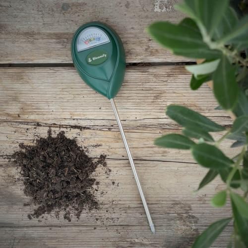BLOOMIFY® Feuchtigkeitsmessgerät für Pflanzen - Batteriefreies Bodenmessgerät für Topf und Garten